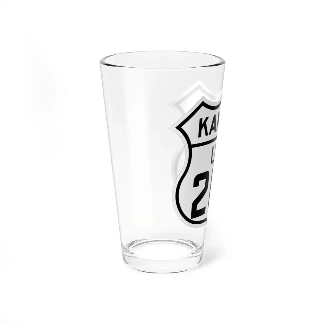 US 283 Kansas 1926 (Kansas) (Road Sign) Pint Glss 16oz - Go Mug Yourself