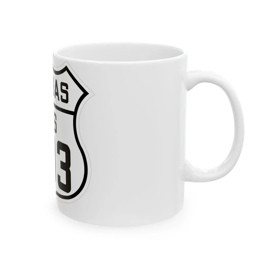 US 283 Kansas 1926 (Kansas) (Road Sign) White Coffee Mug - Go Mug Yourself