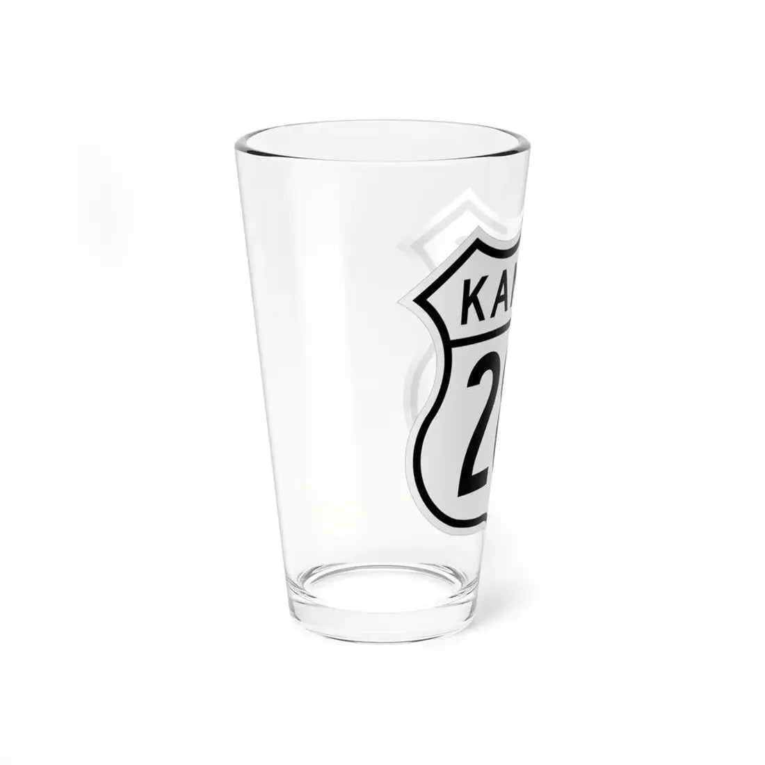 US 283 Kansas 1962 (Kansas) (Road Sign) Pint Glss 16oz - Go Mug Yourself