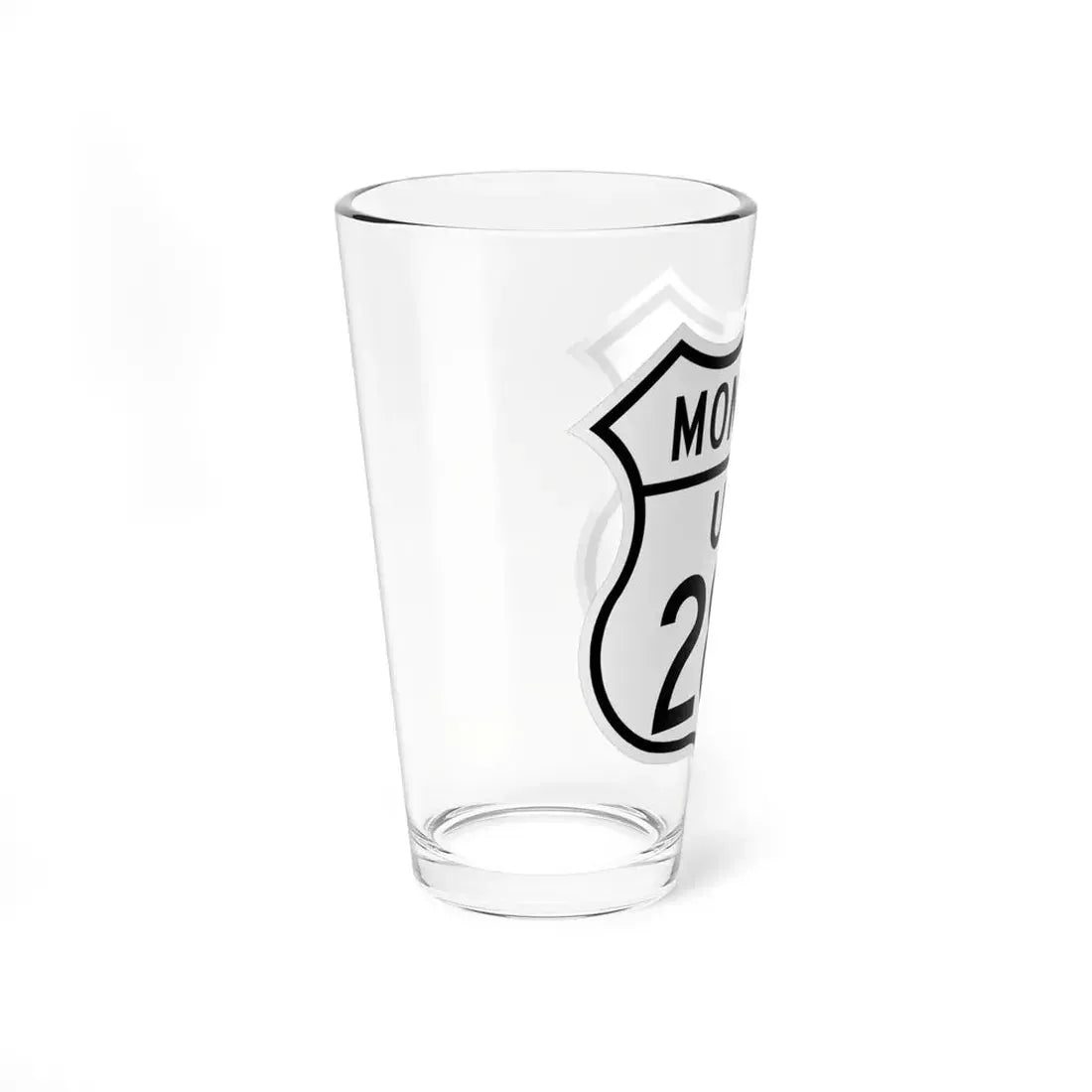 US 287 Montana 1948 (Montana) (Road Sign) Pint Glss 16oz - Go Mug Yourself