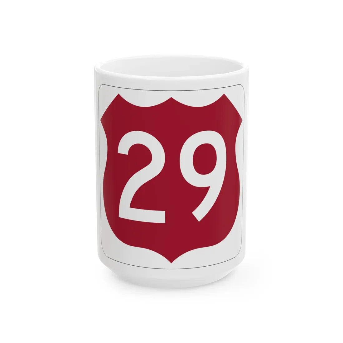 US 29 FL (Florida) (Road Sign) White Coffee Mug 15oz - Go Mug Yourself