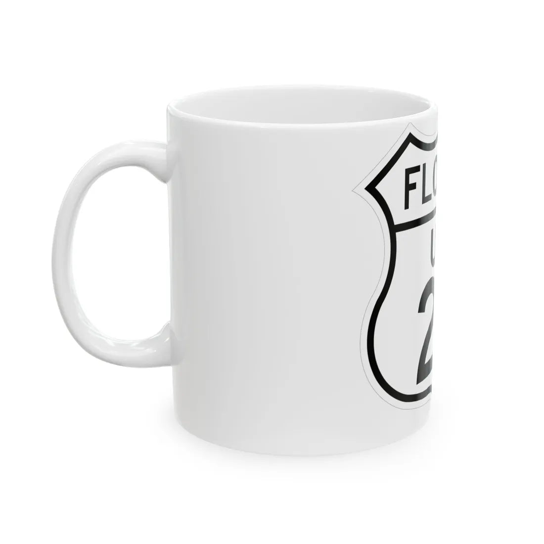 US 29 Florida 1948 (Florida) (Road Sign) White Coffee Mug - Go Mug Yourself