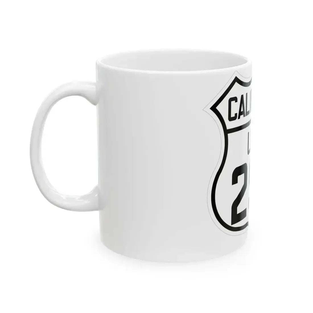 US 299 California 1926 (California) (Road Sign) White Coffee Mug - Go Mug Yourself
