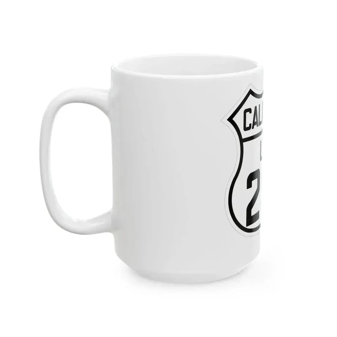 US 299 California 1926 (California) (Road Sign) White Coffee Mug - Go Mug Yourself