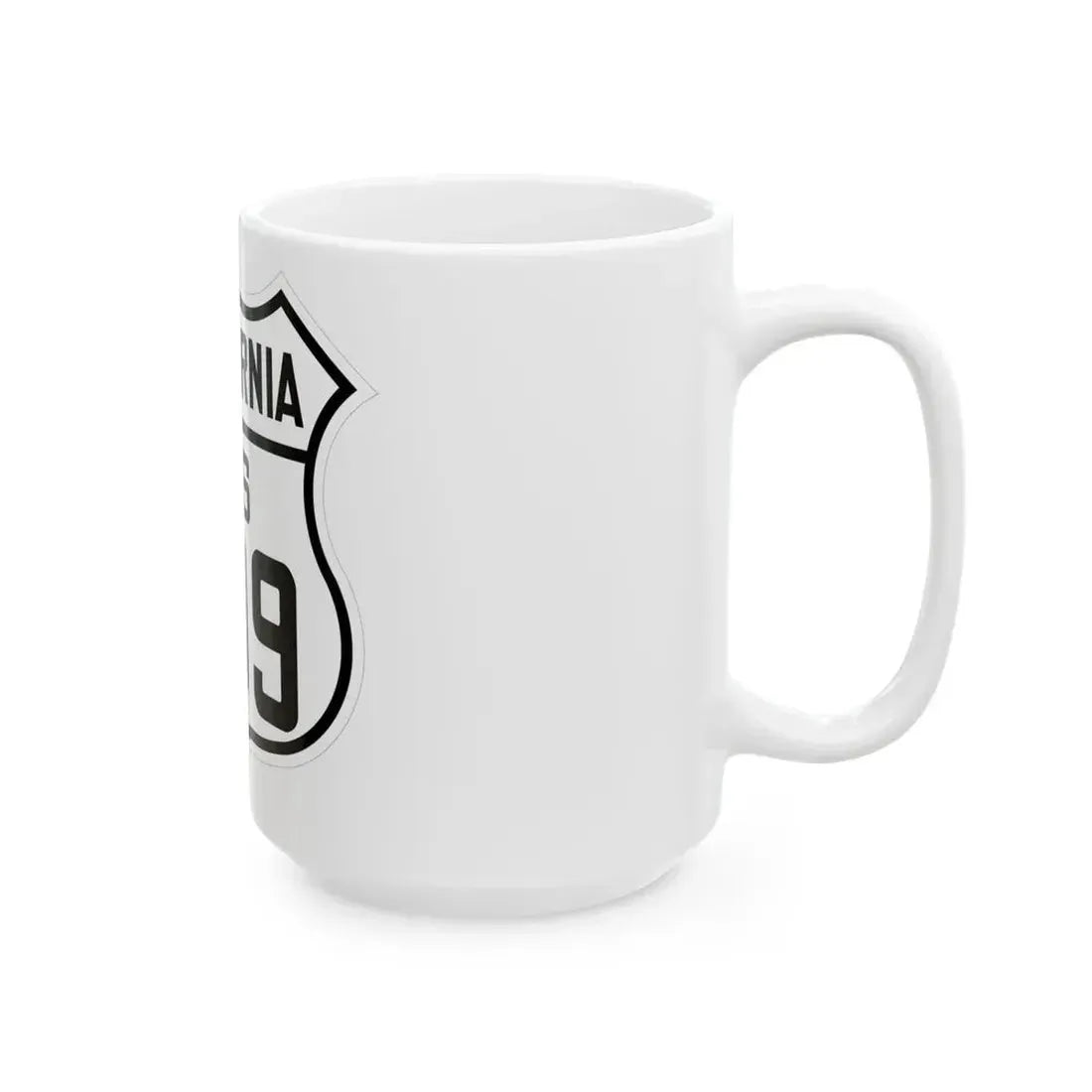 US 299 California 1926 (California) (Road Sign) White Coffee Mug - Go Mug Yourself