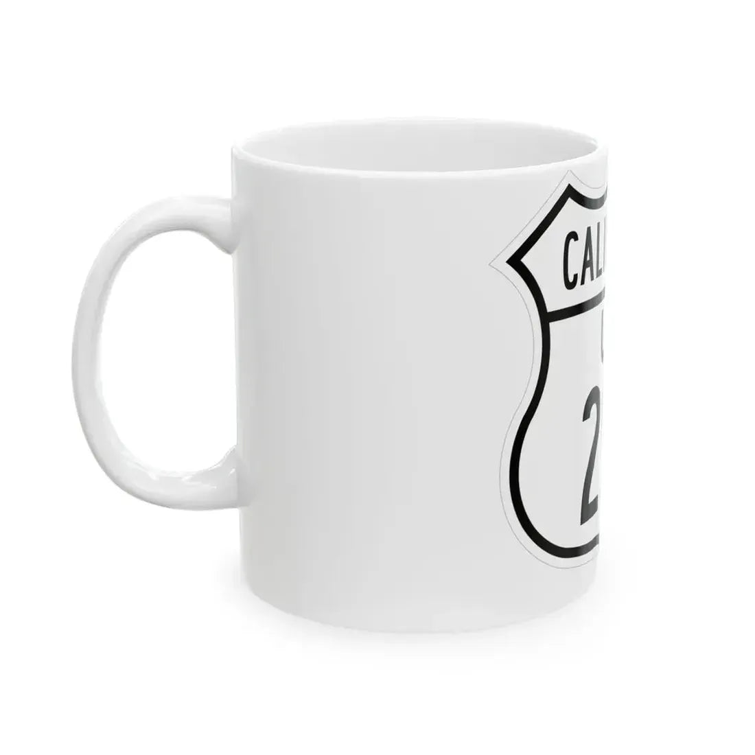 US 299 California 1948 (California) (Road Sign) White Coffee Mug - Go Mug Yourself