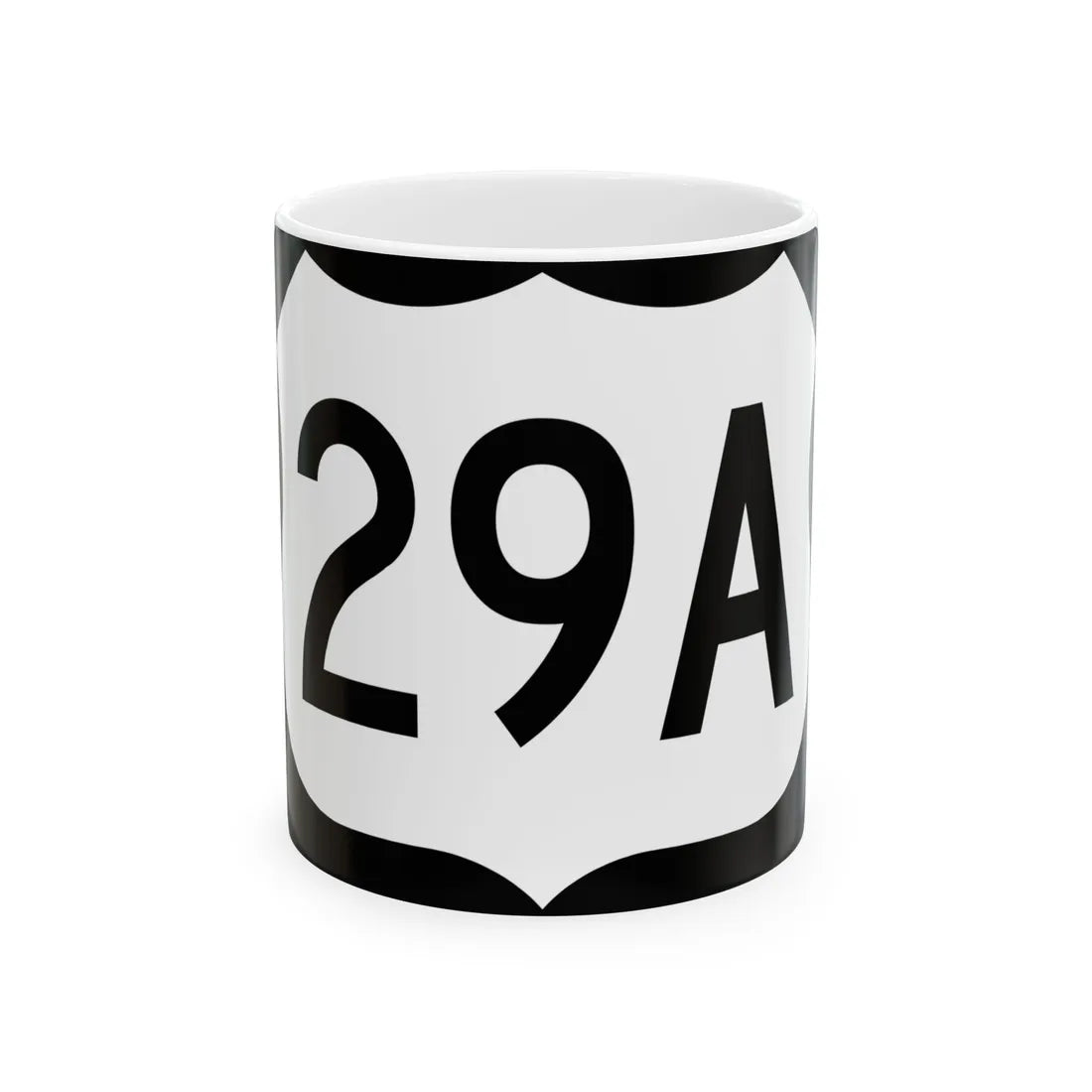 US 29A (North Carolina) (Road Sign) White Coffee Mug 11oz - Go Mug Yourself