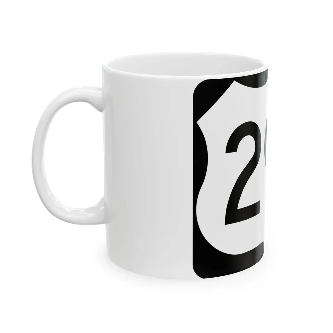 US 29A (North Carolina) (Road Sign) White Coffee Mug - Go Mug Yourself