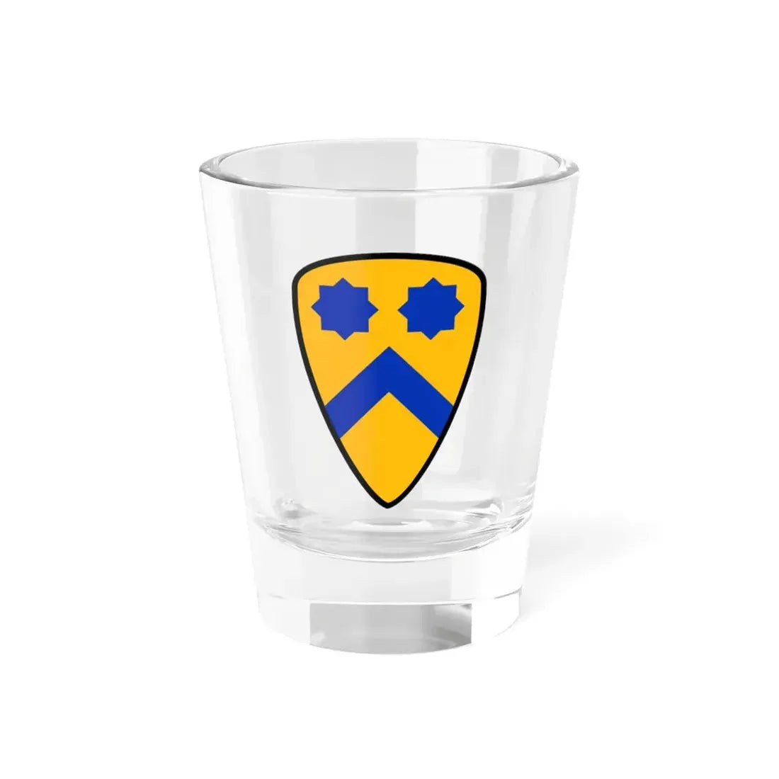 US 2nd Cavalry Division (U.S. Army) Shot Glass 1.5oz 1.5oz - Go Mug Yourself