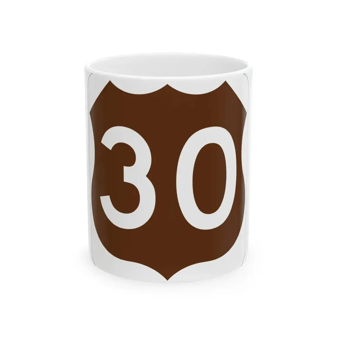 US 30 ID-Scenic (Idaho) (Road Sign) White Coffee Mug 11oz - Go Mug Yourself