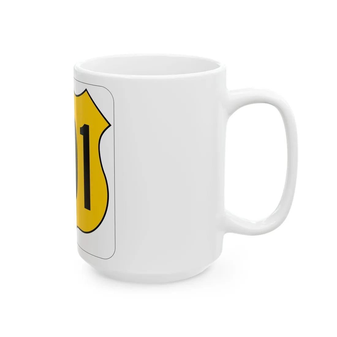 US 301 FL (Florida) (Road Sign) White Coffee Mug - Go Mug Yourself