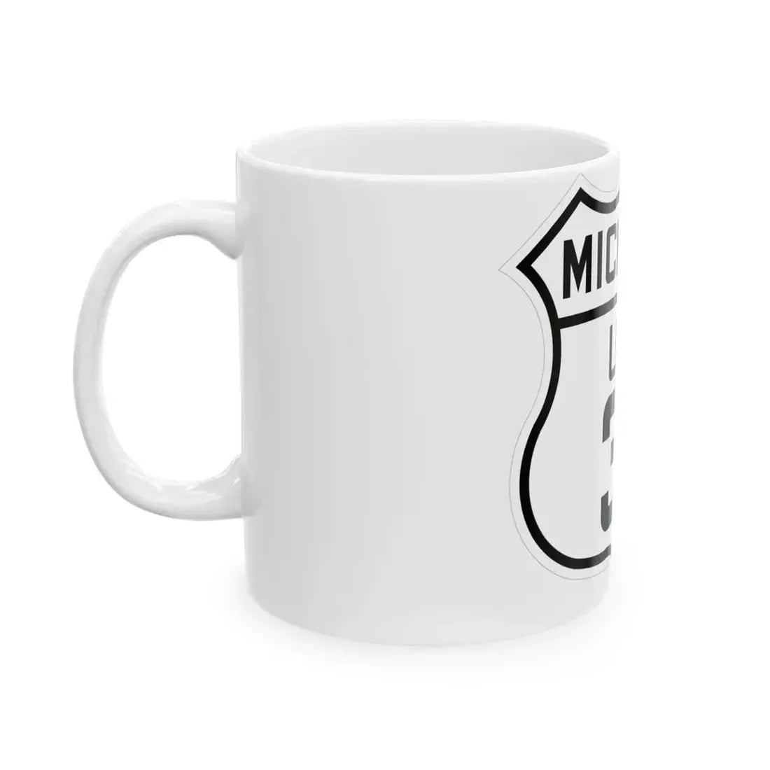 US 31 Michigan 1926 (Michigan) (Road Sign) White Coffee Mug - Go Mug Yourself