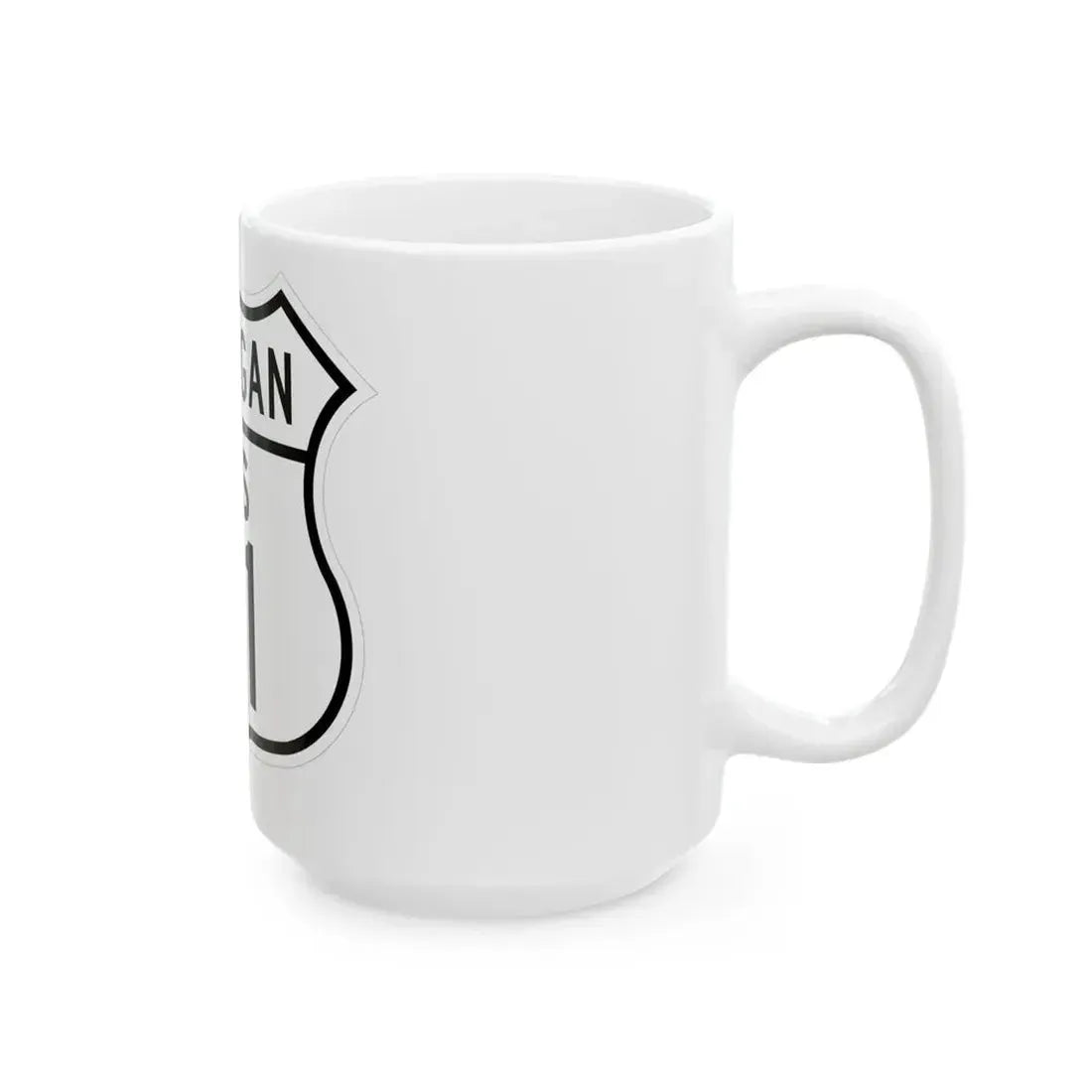 US 31 Michigan 1948 (Michigan) (Road Sign) White Coffee Mug - Go Mug Yourself