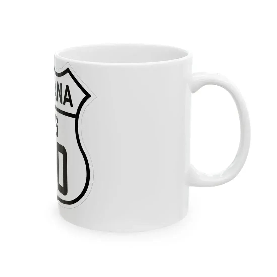 US 310 Montana 1926 (Montana) (Road Sign) White Coffee Mug - Go Mug Yourself