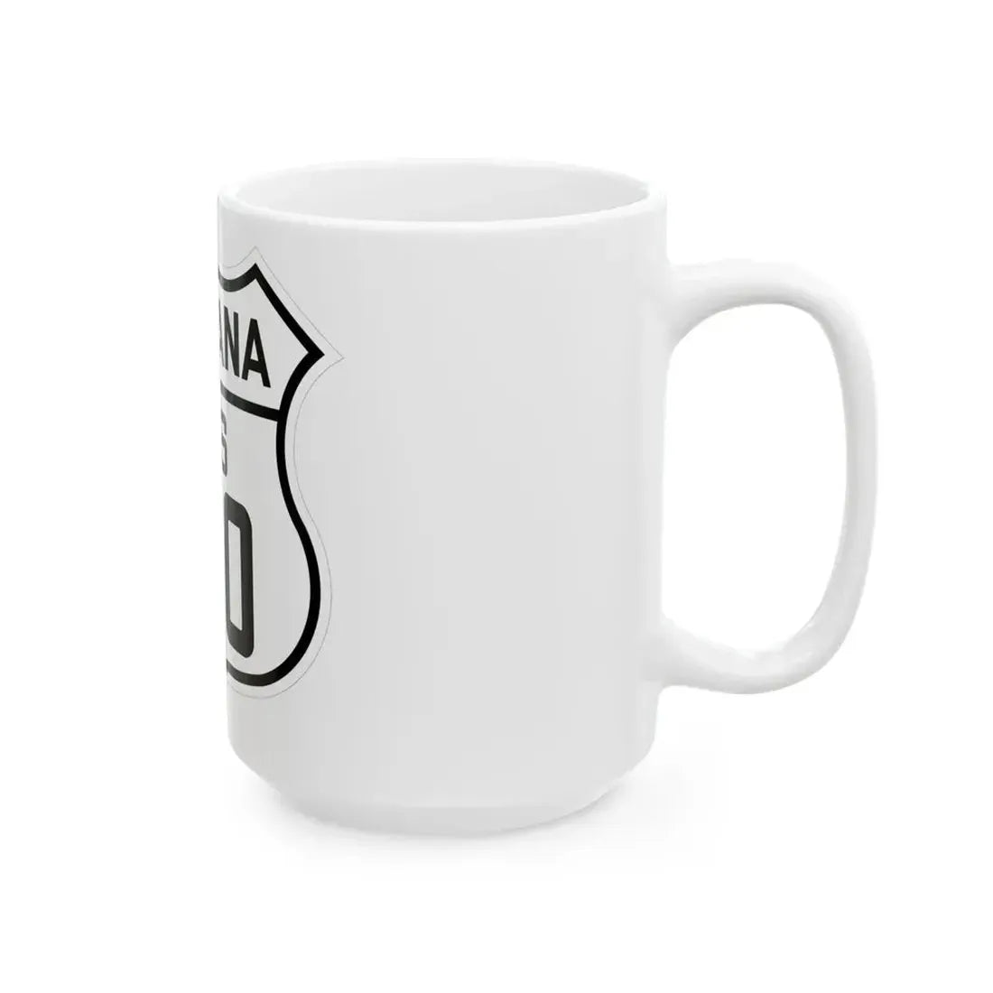 US 310 Montana 1926 (Montana) (Road Sign) White Coffee Mug - Go Mug Yourself