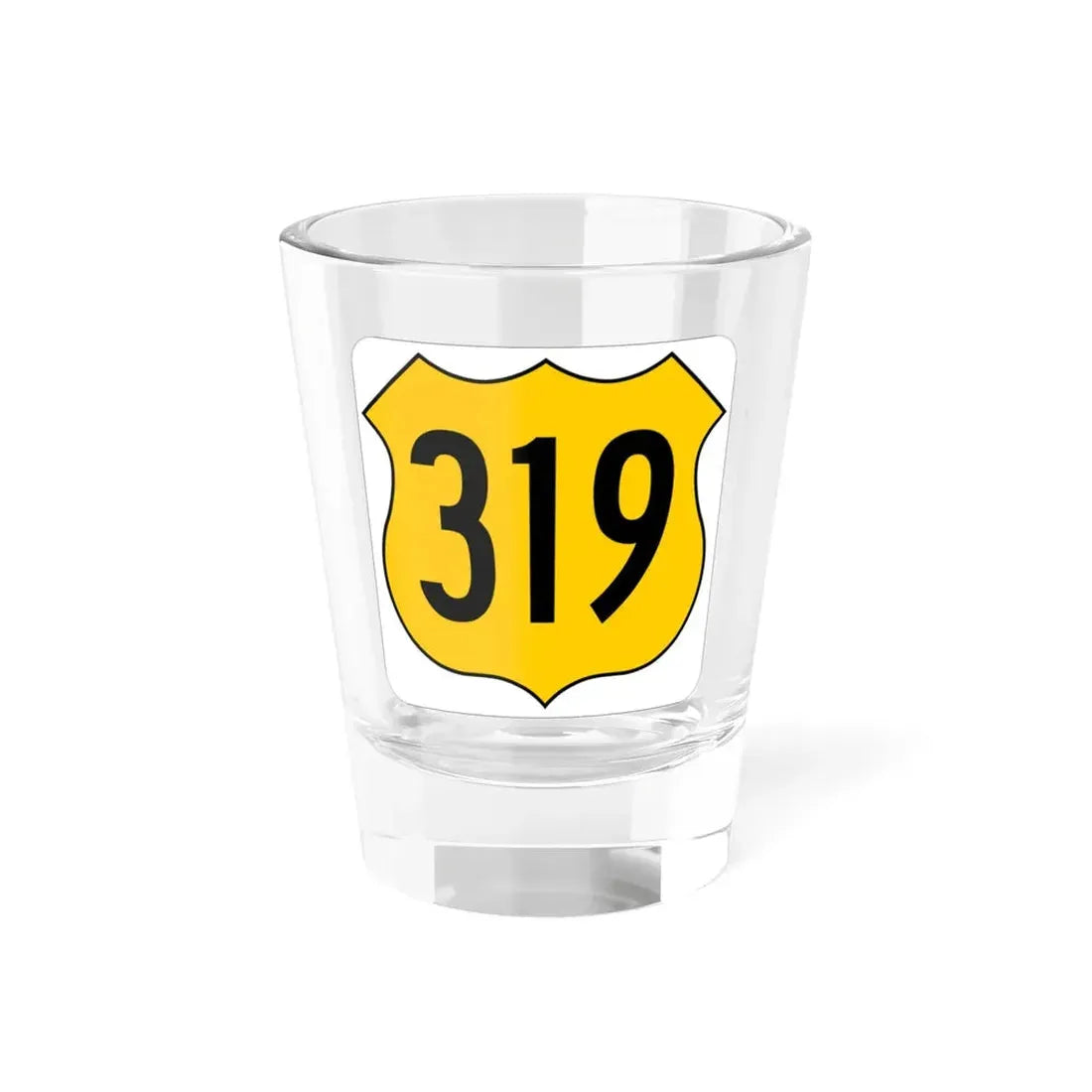 US 319 FL (Florida) (Road Sign) Shot Glass 1.5oz 1.5oz - Go Mug Yourself