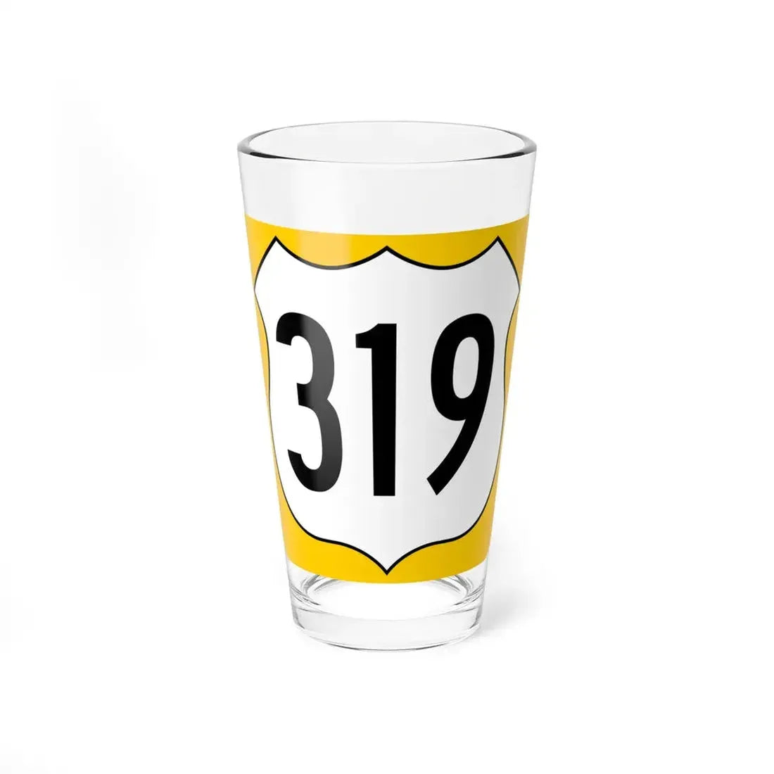 US 319 FL reversed (Florida) (Road Sign) Pint Glss 16oz 16oz - Go Mug Yourself