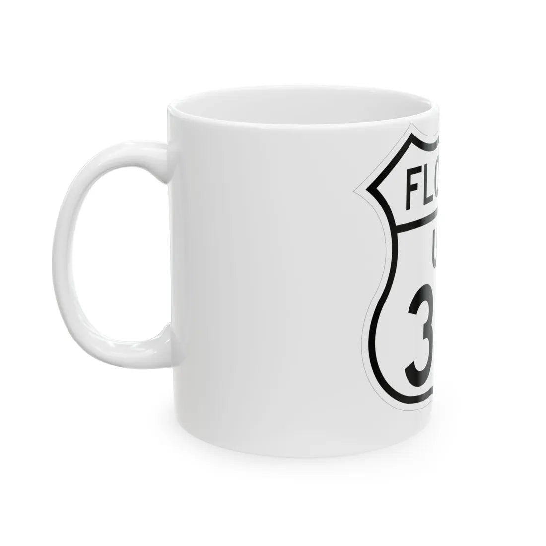 US 319 Florida 1948 (Florida) (Road Sign) White Coffee Mug - Go Mug Yourself