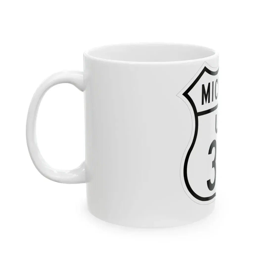 US 31A Michigan 1948 (Michigan) (Road Sign) White Coffee Mug - Go Mug Yourself