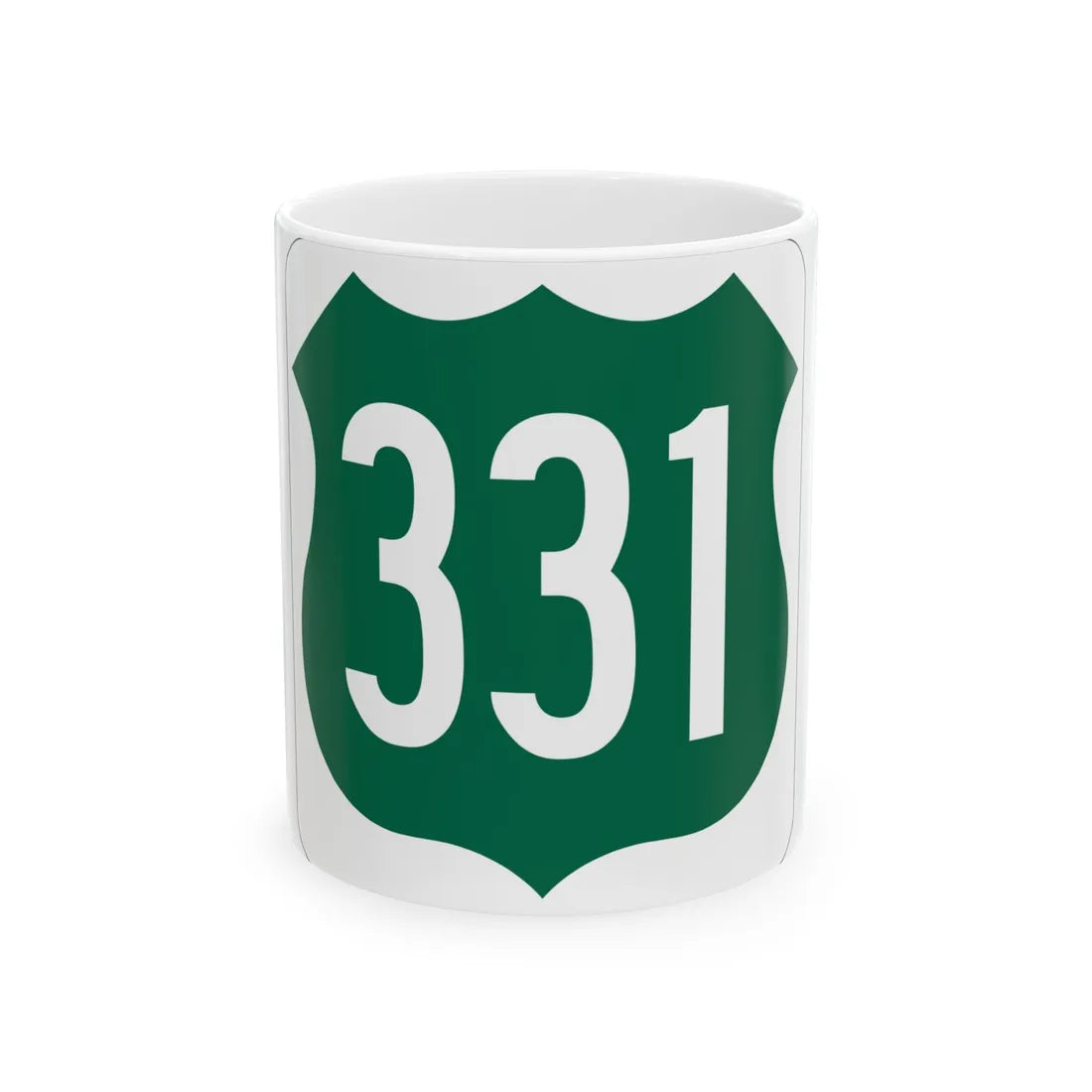 US 331 FL (Florida) (Road Sign) White Coffee Mug 11oz - Go Mug Yourself
