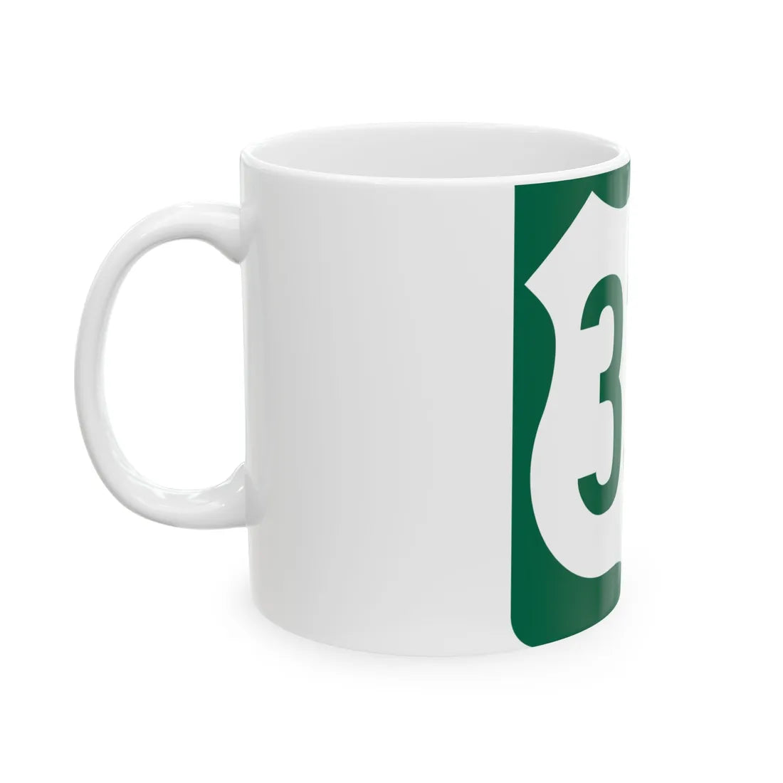 US 331 FL reversed (Florida) (Road Sign) White Coffee Mug - Go Mug Yourself