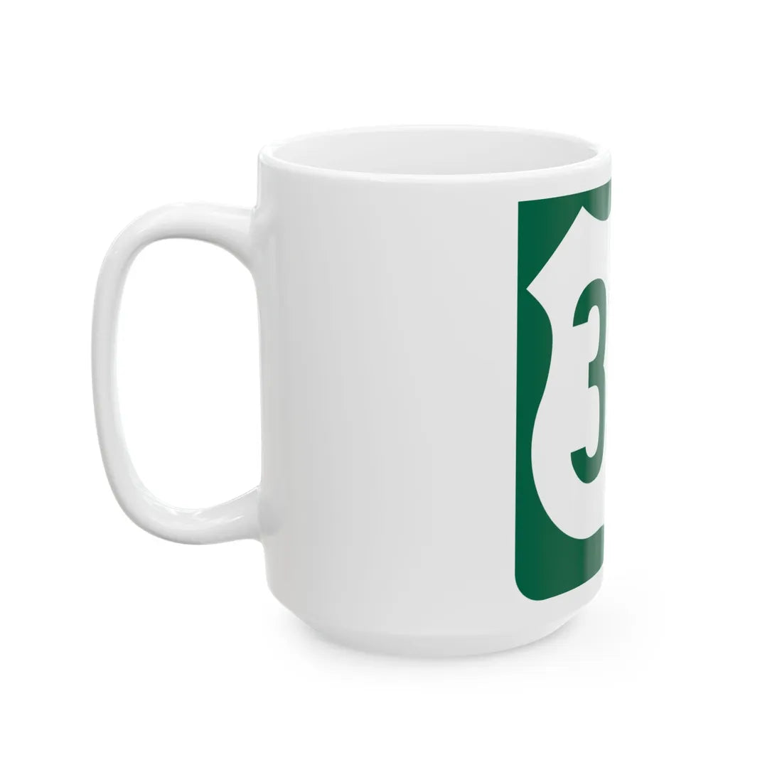 US 331 FL reversed (Florida) (Road Sign) White Coffee Mug - Go Mug Yourself