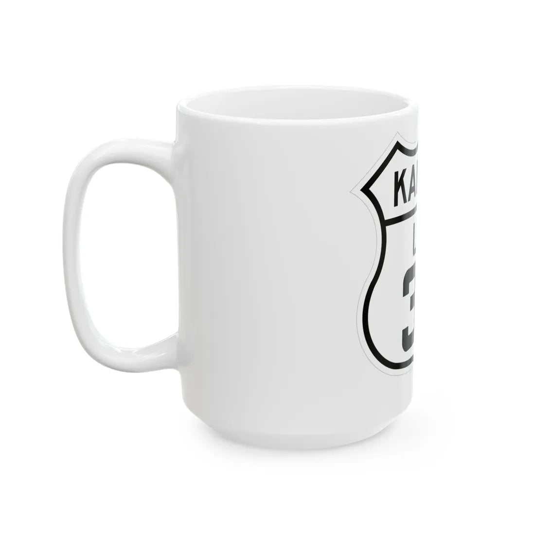 US 36 Kansas 1926 (Kansas) (Road Sign) White Coffee Mug - Go Mug Yourself