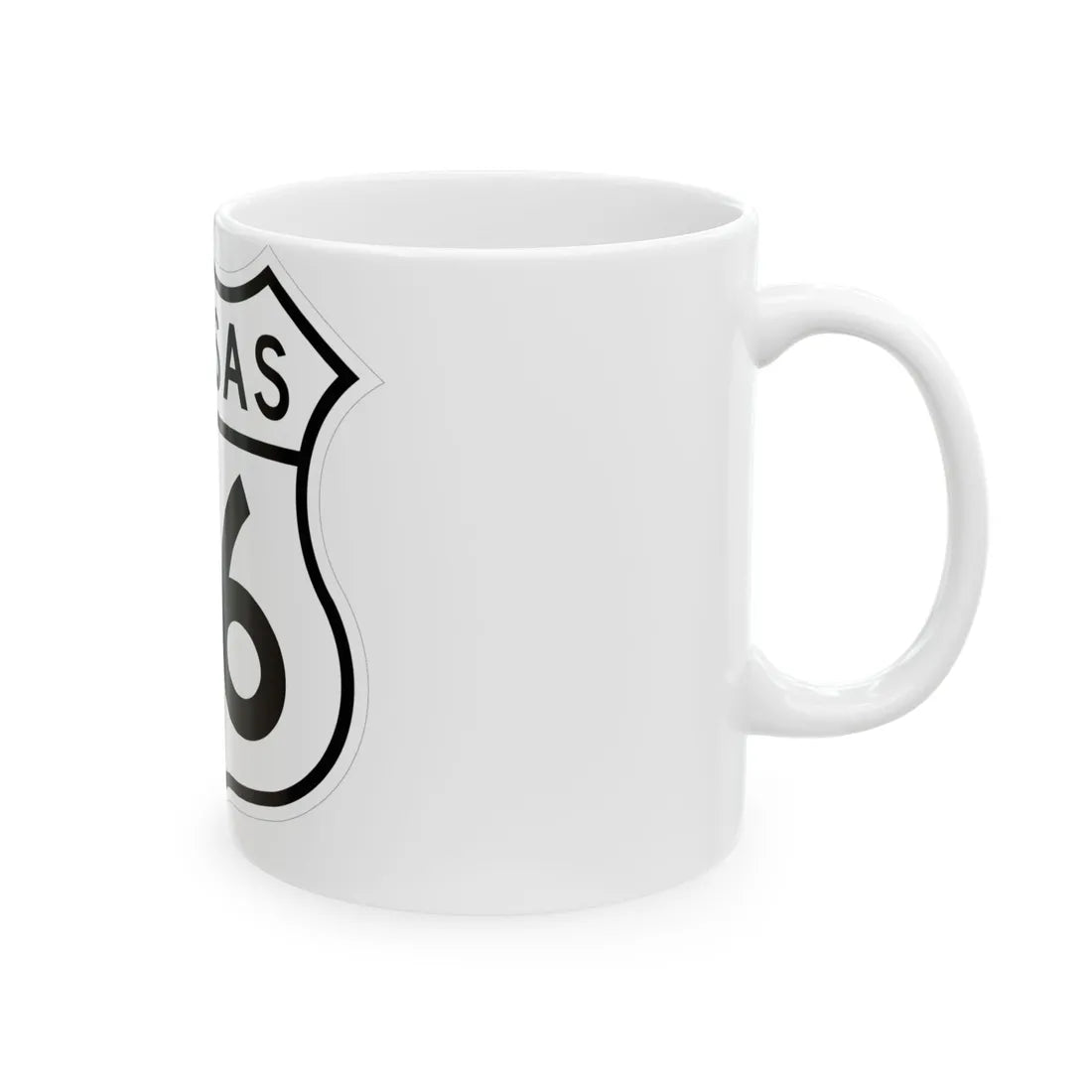 US 36 Kansas 1962 (Kansas) (Road Sign) White Coffee Mug - Go Mug Yourself