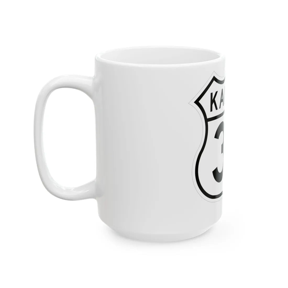 US 36 Kansas 1962 (Kansas) (Road Sign) White Coffee Mug - Go Mug Yourself