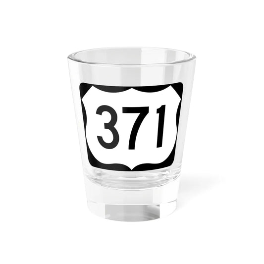 US 371 AR (Arkansas) (Road Sign) Shot Glass 1.5oz 1.5oz - Go Mug Yourself