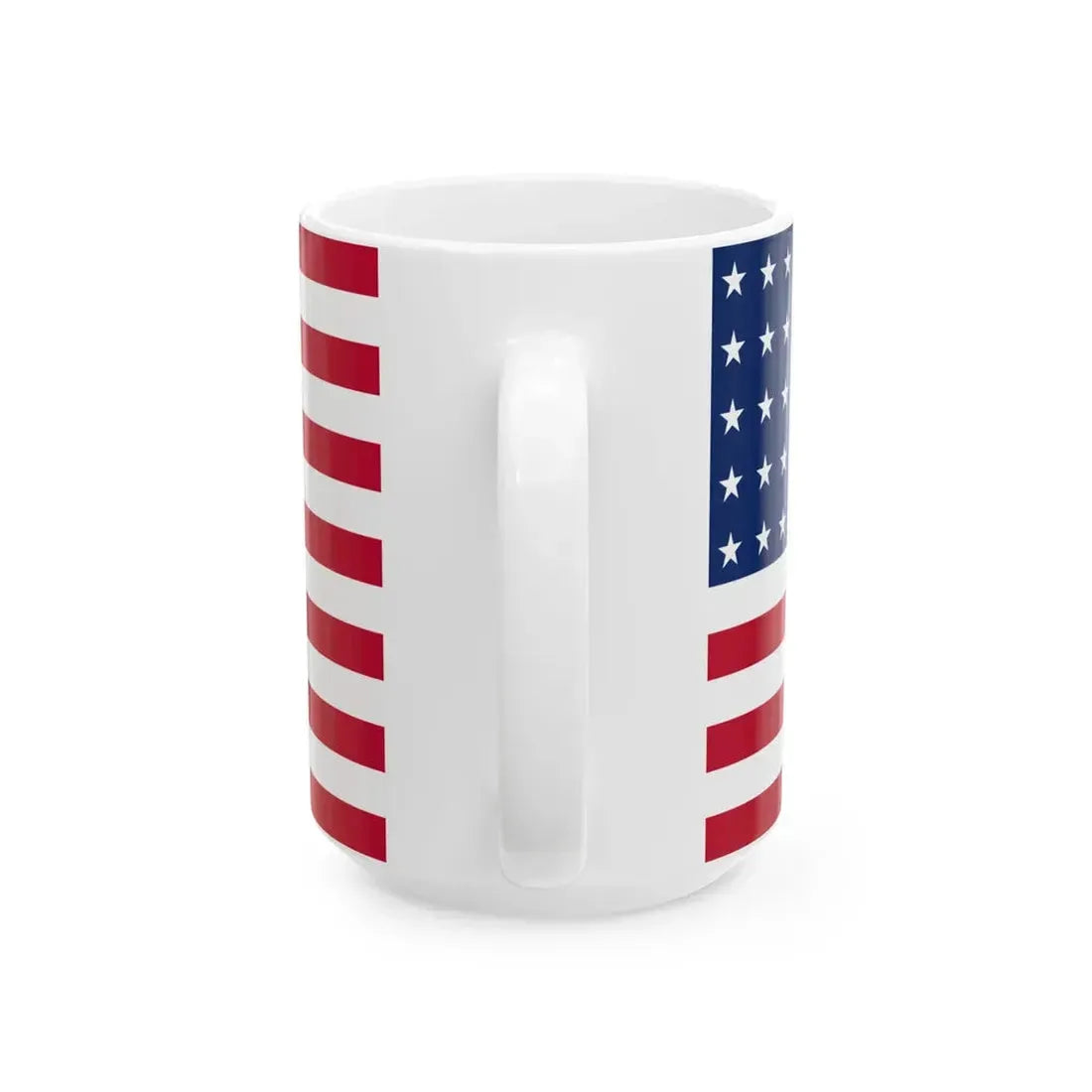 US 38 Star Flag (United States) White Coffee Mug - Go Mug Yourself