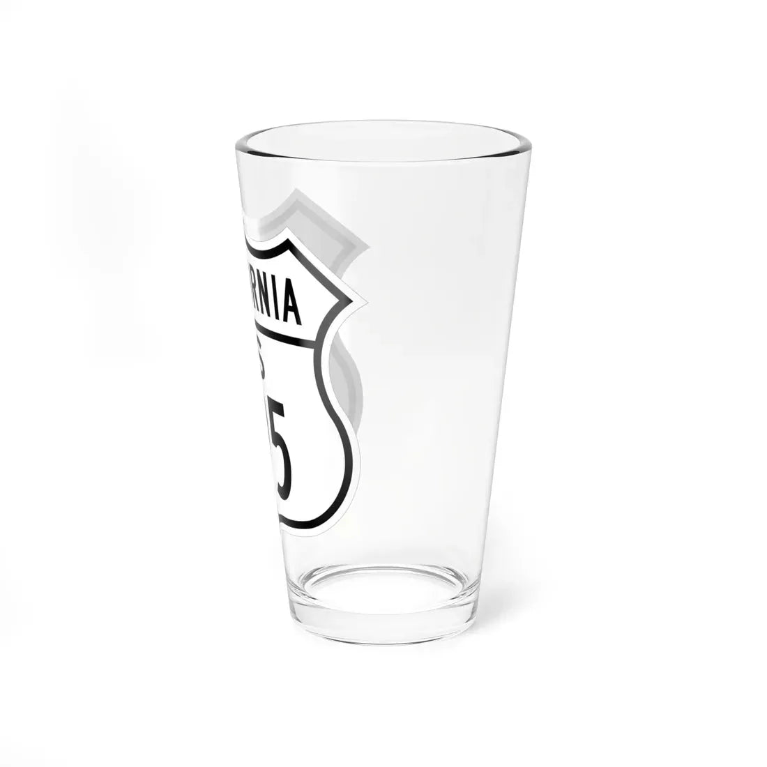 US 395 California 1948 (California) (Road Sign) Pint Glass 16oz - Go Mug Yourself