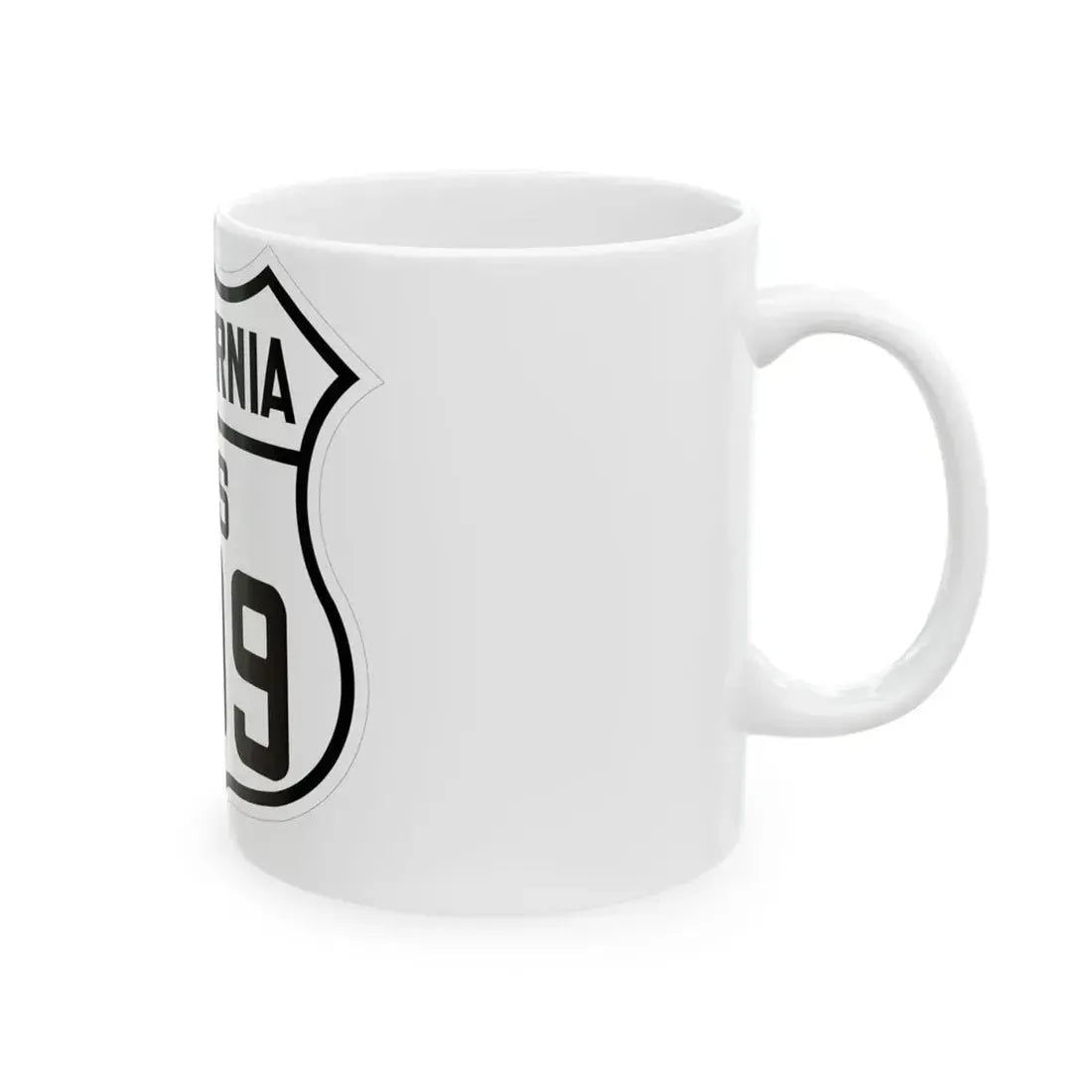 US 399 California 1926 (California) (Road Sign) White Coffee Mug - Go Mug Yourself