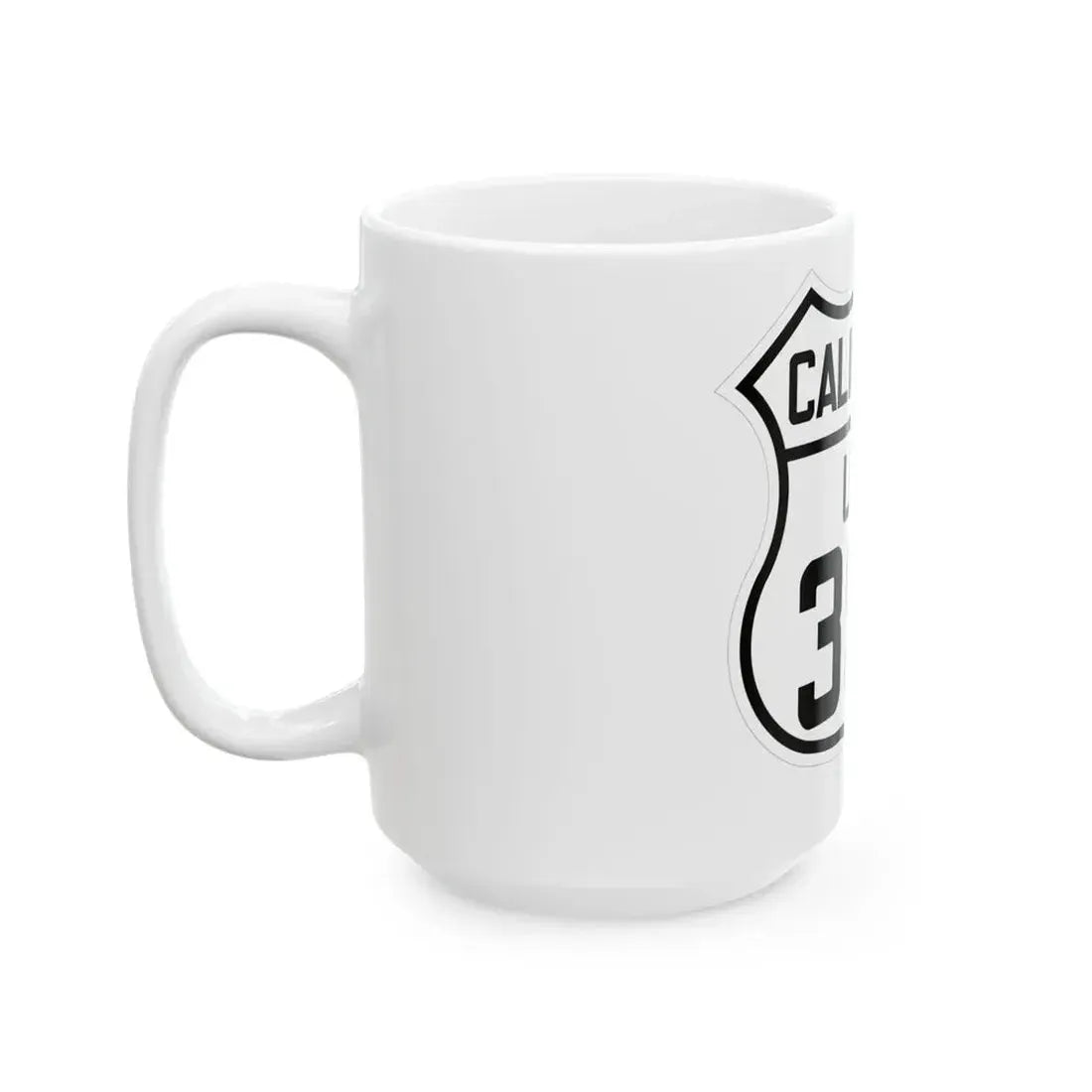 US 399 California 1926 (California) (Road Sign) White Coffee Mug - Go Mug Yourself