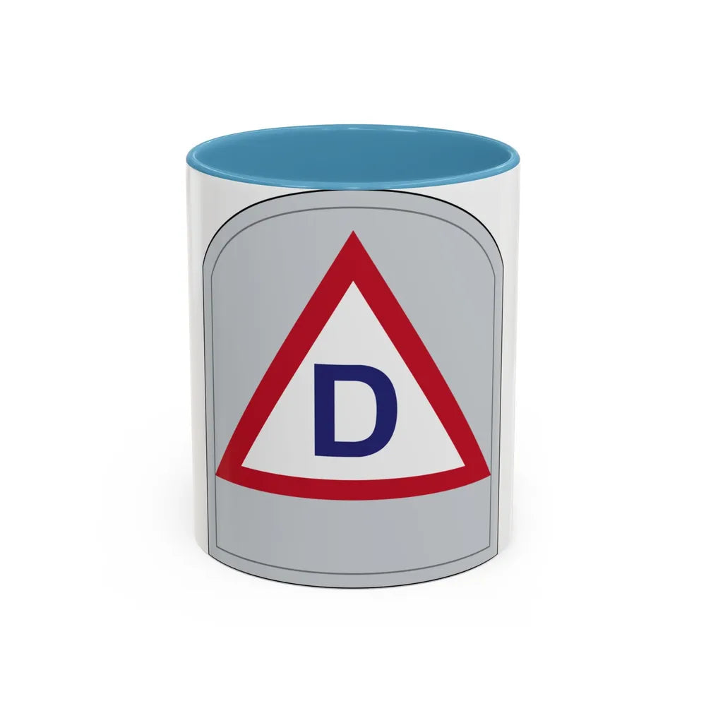 US 39th Infantry Division (U.S. Army) Accent Coffee Mug 11oz Light Blue - Go Mug Yourself
