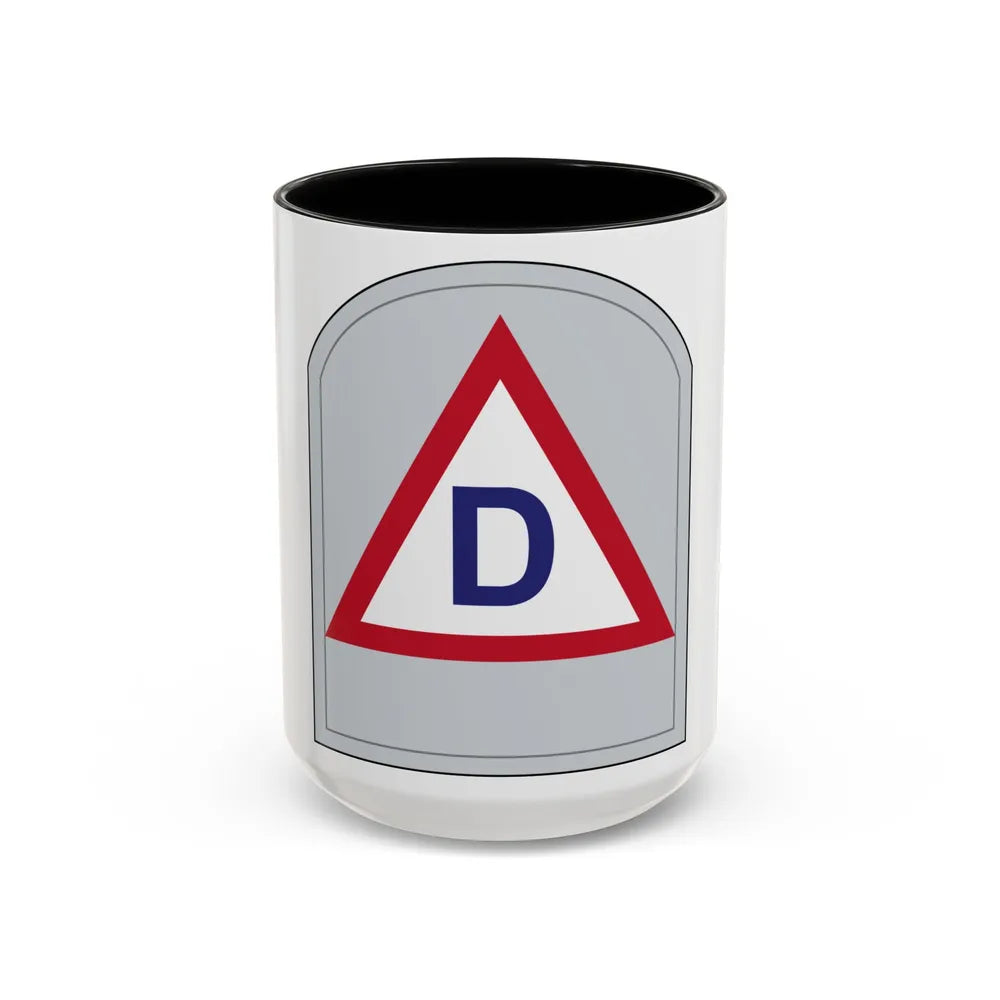 US 39th Infantry Division (U.S. Army) Accent Coffee Mug 15oz Black - Go Mug Yourself