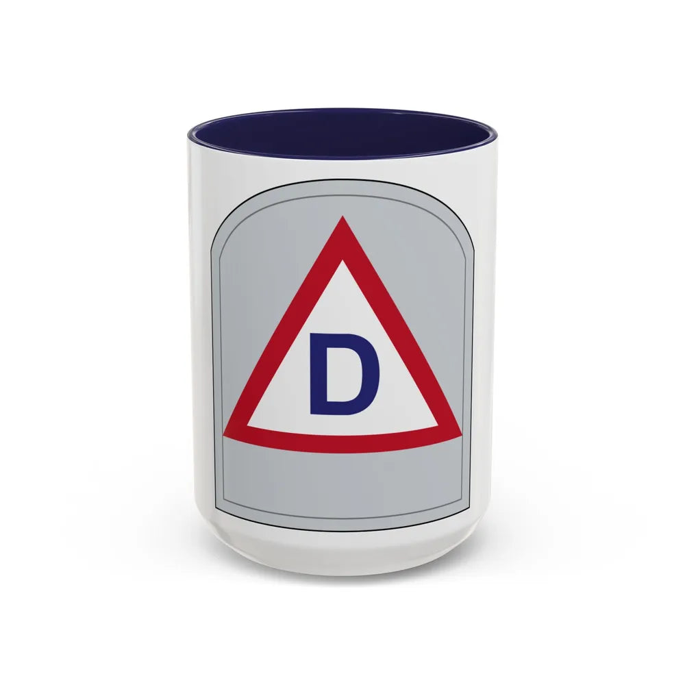 US 39th Infantry Division (U.S. Army) Accent Coffee Mug 15oz Navy - Go Mug Yourself