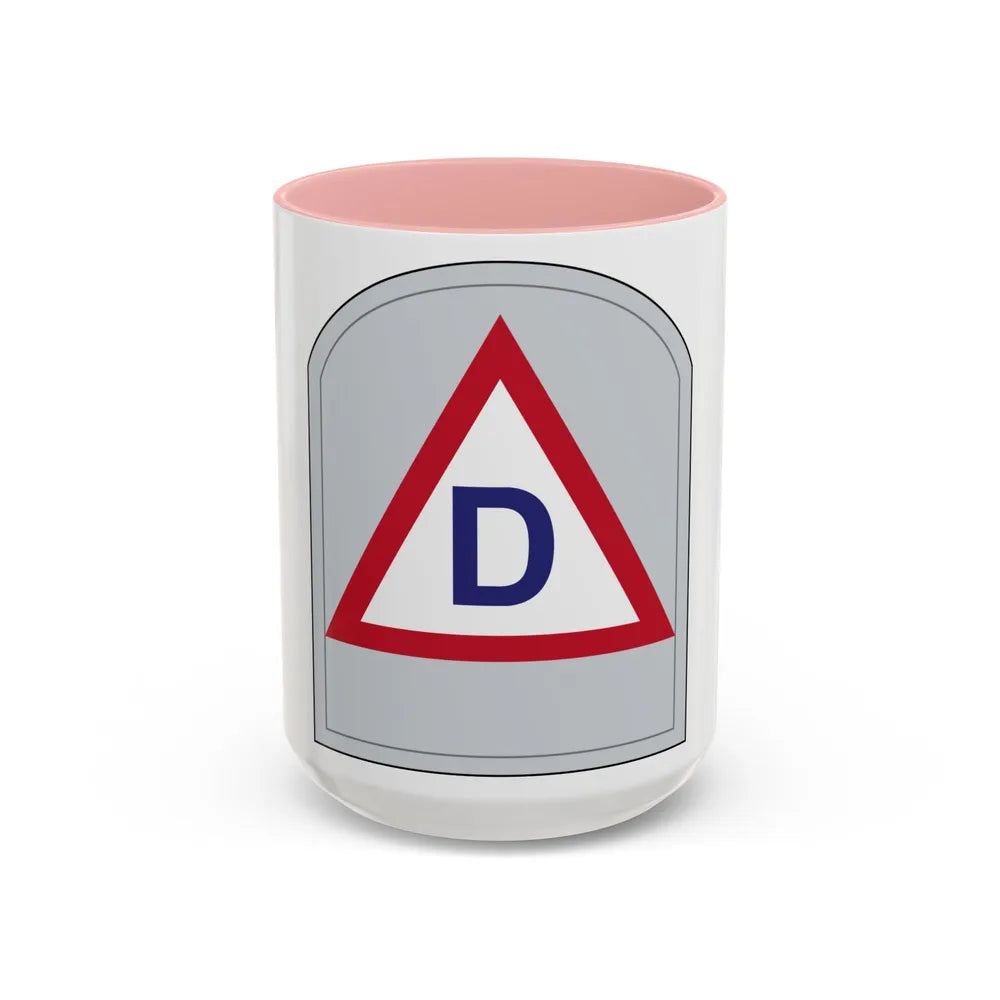 US 39th Infantry Division (U.S. Army) Accent Coffee Mug 15oz Pink - Go Mug Yourself