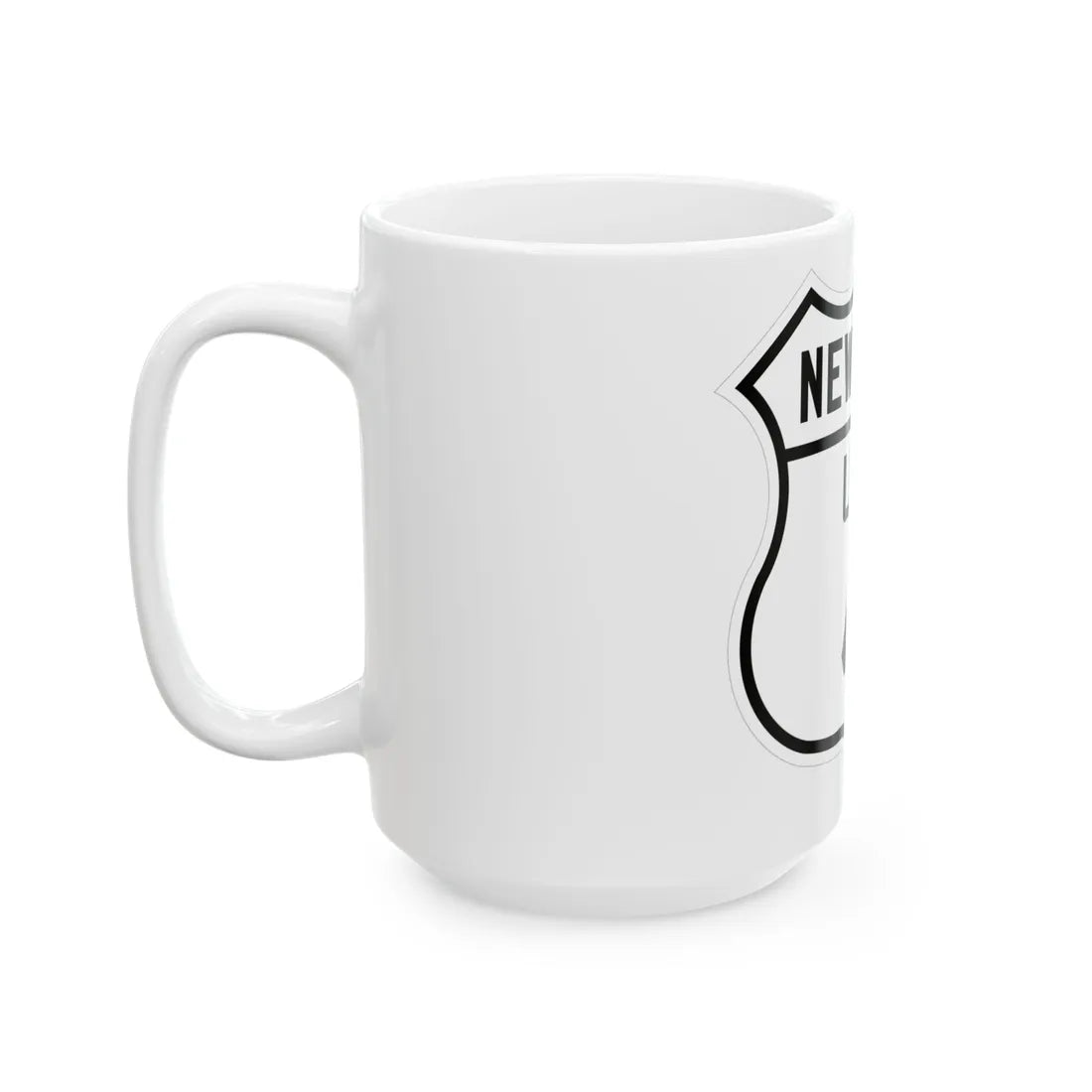 US 4 New York 1926 (New York) (Road Sign) White Coffee Mug - Go Mug Yourself