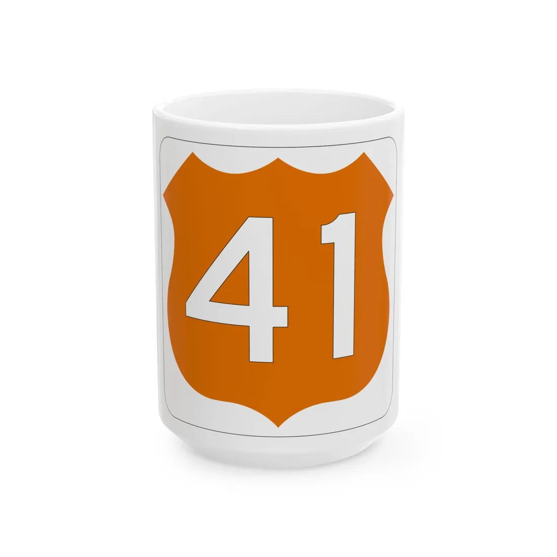US 41 FL (Florida) (Road Sign) White Coffee Mug 15oz - Go Mug Yourself