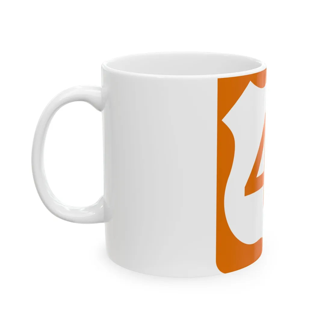 US 41 FL reversed (Florida) (Road Sign) White Coffee Mug - Go Mug Yourself