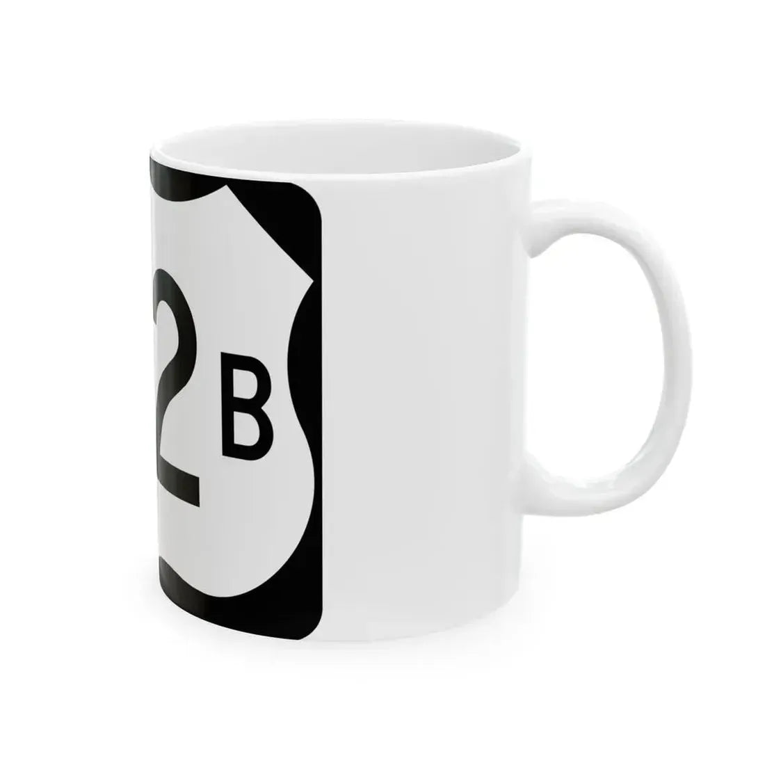 US 412B (Arkansas) (Road Sign) White Coffee Mug - Go Mug Yourself