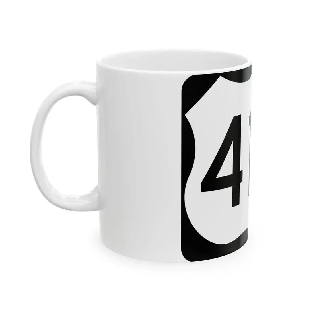 US 412S (Arkansas) (Road Sign) White Coffee Mug - Go Mug Yourself