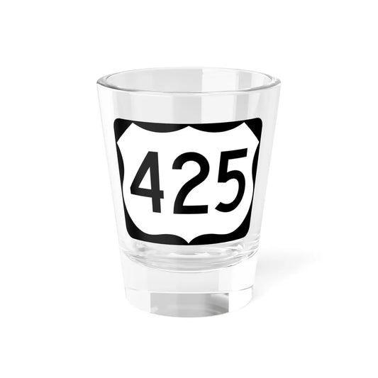 US 425 AR (Arkansas) (Road Sign) Shot Glass 1.5oz 1.5oz - Go Mug Yourself