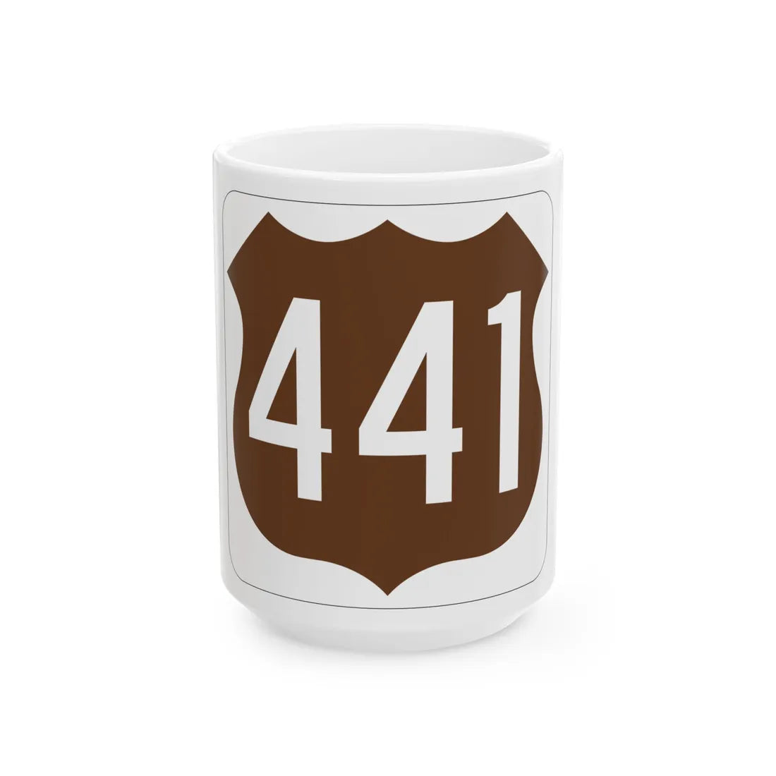 US 441 FL (Florida) (Road Sign) White Coffee Mug 15oz - Go Mug Yourself