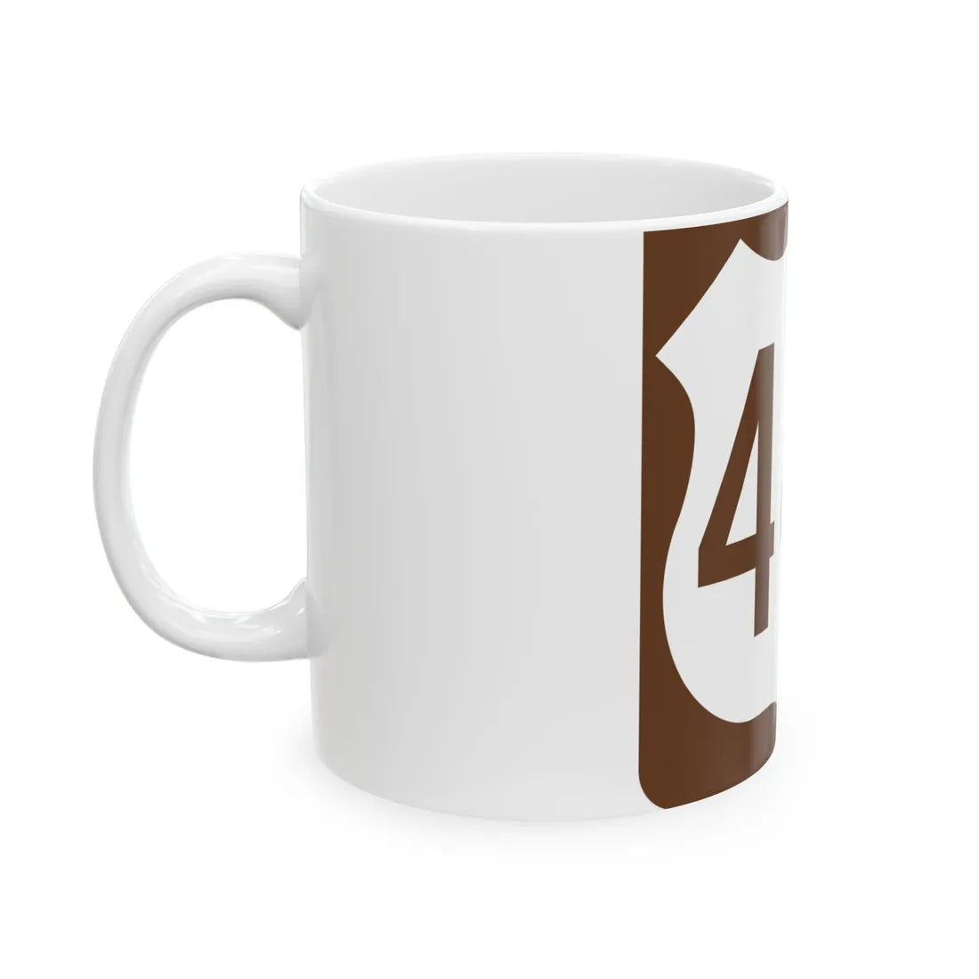 US 441 FL reversed (Florida) (Road Sign) White Coffee Mug - Go Mug Yourself
