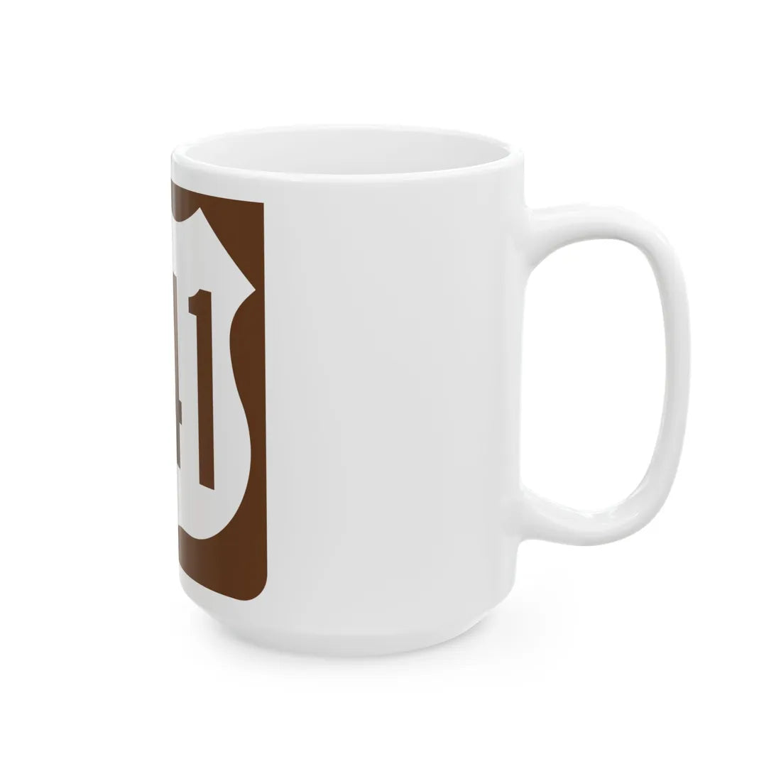 US 441 FL reversed (Florida) (Road Sign) White Coffee Mug - Go Mug Yourself