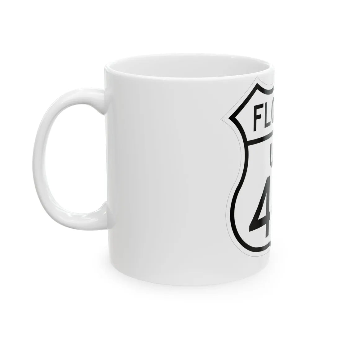 US 441 Florida 1948 (Florida) (Road Sign) White Coffee Mug - Go Mug Yourself