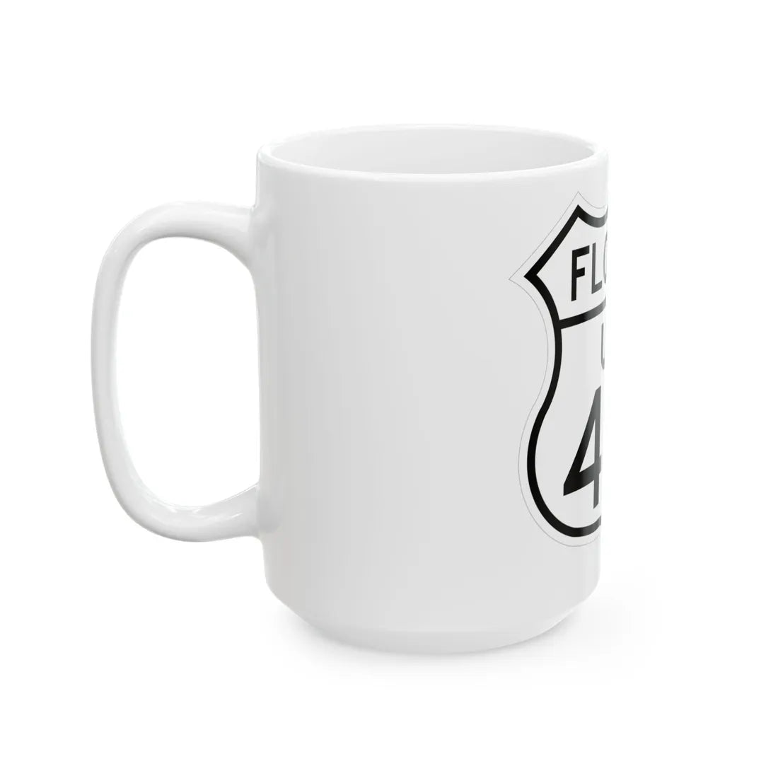US 441 Florida 1948 (Florida) (Road Sign) White Coffee Mug - Go Mug Yourself