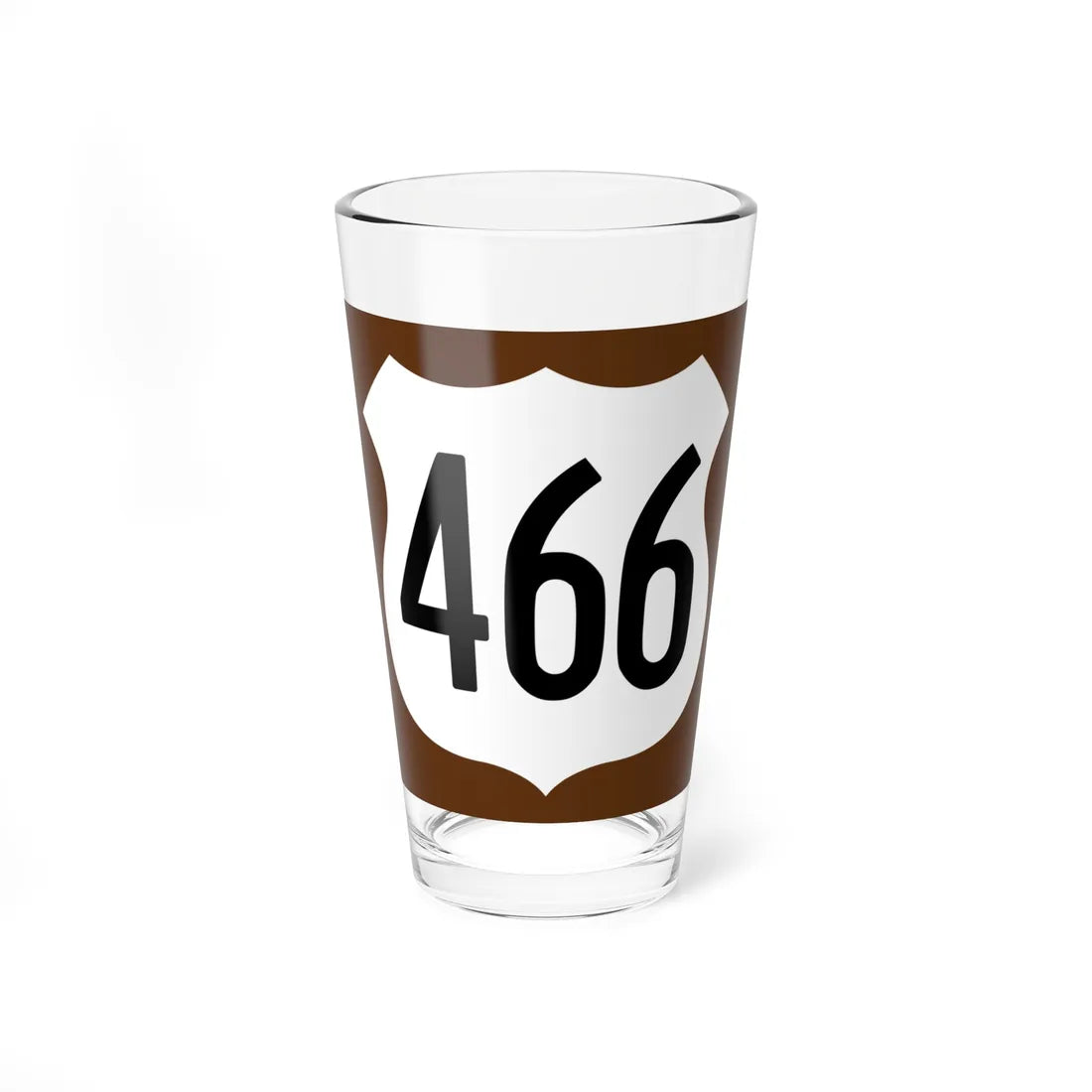 US 466 AZ 1960 east (Arizona) (Road Sign) Pint Glss 16oz 16oz - Go Mug Yourself